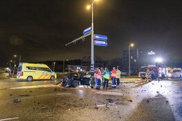 Meerdere gewonden bij zwaar ongeval op de Ookmeerweg