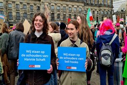 Duizenden mensen bij Feminist March op de Dam