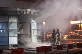 Ramkraak en brandstichting bij zaak in Amsterdam