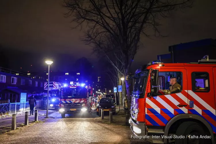 Brand in woning Slotervaart