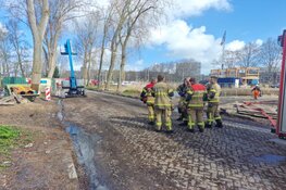 Groot gaslek op Zeeburg in Amsterdam