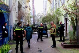 Fietstaxi`s in brand in Amsterdam-Centrum