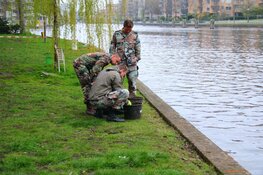 Handgranaat gevonden tijdens het magneetvissen