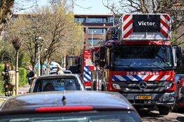 Gaslek én brand in woning in Betondorp