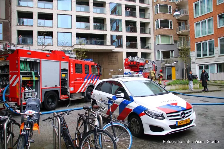 Woningbrand in appartement in Diemen