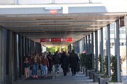 Turkse Nederlanders verzamelen zich bij RAI om te stemmen voor Turkse verkiezingen