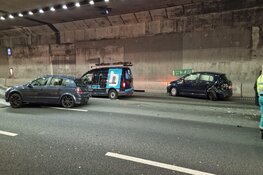 Coentunnel weer open na botsing met meerdere auto`s