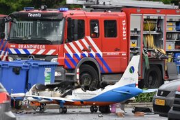 Modelvliegtuig in brand bij Nationaal Lucht en Ruimtevaart Centrum