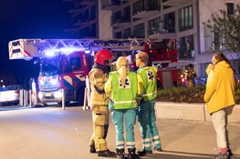 Vier personen gered bij brand in flat