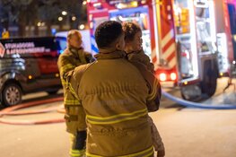 Vier personen gered bij brand in flat