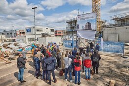 Bouw woningcomplex The Rock (Weespertrekvaart) vordert gestaag