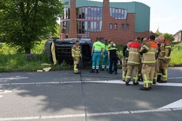 Automobilist ernstig gewond bij ongeval afrit A10