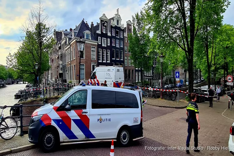 Politie onderzoekt ongeluk Reguliersgracht