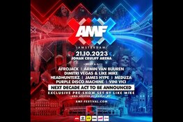 AMF kondigt line up voor 2023-editie in Johan Cruijff ArenA aan met onder meer Afrojack, Armin van Buuren, James Hype en Meduza