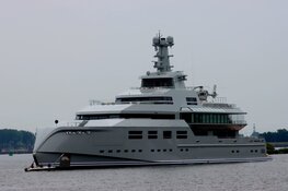 Superjacht gezien bij Java-eiland