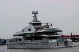 Superjacht gezien bij Java-eiland