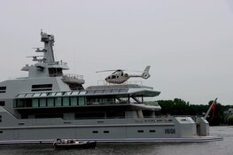 Superjacht gezien bij Java-eiland