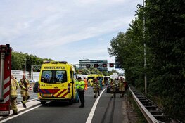 Drie voertuigen betrokken bij aanrijding op A10