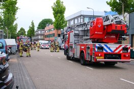 Brand in bedrijfspand aan Rebelstraat