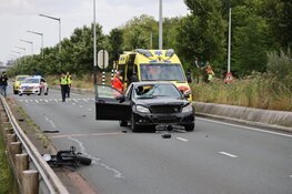 Fatbiker zwaargewond na aanrijding op Haarlemmerweg