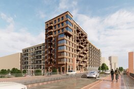 Amstelkwartier: eerste paal voor 205 sociale huurwoningen, 13 studio’s en opvangplek voor jongeren
