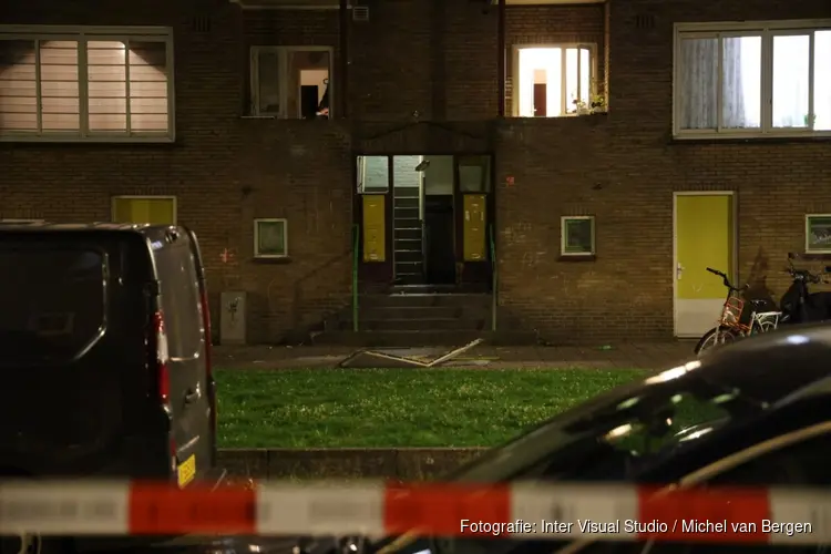 Deur eruit geblazen bij explosie Schaapherderstraat