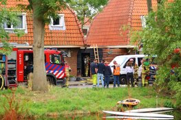 Brand Watergangseweg in Amsterdam