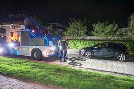 Auto in beslag genomen na brand