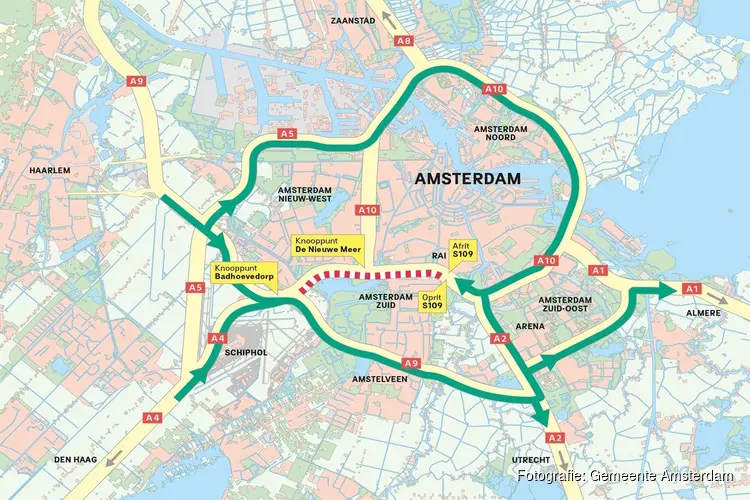 A4 en A10 Zuid ruim een week dicht in augustus