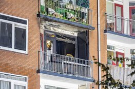 Grote brand in flat in Amsterdam Nieuw-West