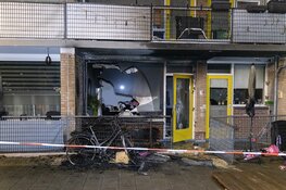 Schade aan woning na brand aan de Van Markenplantsoen in Diemen