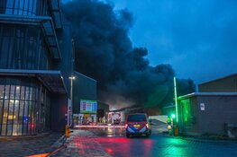 Grote brand in Westelijk Havengebied