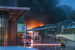 Grote brand in Westelijk Havengebied