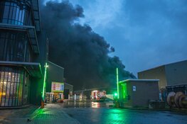 Grote brand in Westelijk Havengebied