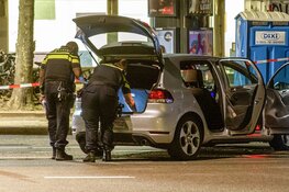 Achtervolging eindigt op trambaan in Amsterdam