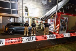 Woningbrand na explosie aan de Rosa Luxemburgstraat