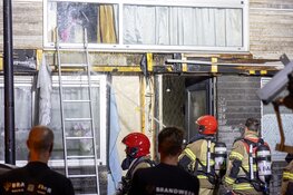 Woningbrand na explosie aan de Rosa Luxemburgstraat