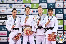 Judoka Xanne van Lijf grijpt het brons op het WK-18