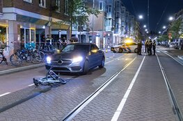 Fietser ernstig gewond bij aanrijding in Kinkerstraat
