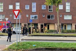 Brand bij woning in Zuidoost waar maandag explosief afging