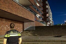 Actie met gooien brandend voorwerp mislukt