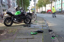 Motorrijder gewond in Amsterdam