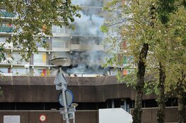 Brand in flat Loenermark in Amsterdam
