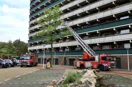 Brand in flat Loenermark in Amsterdam