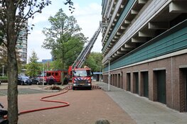 Brand in flat Loenermark in Amsterdam