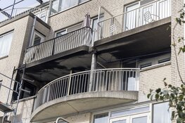 Twee gewonden bij brand op balkon bij bouwwerkzaamheden in Amsterdam