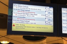 Flink oponthoud op station Schiphol door systeemstoring