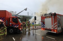 Veel rookontwikkeling bij brand in Zuidoost
