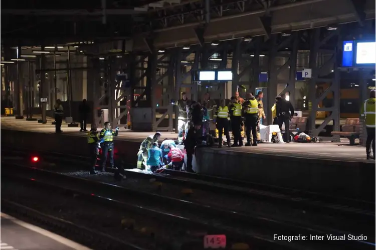 Gewonde bij ongeval op station Amsterdam Centraal
