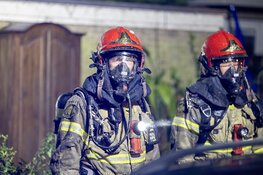Grote woningbrand aan de Twee Koningskinderenstraat in Amsterdam